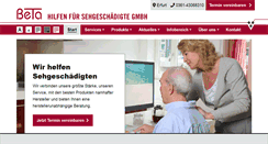 Desktop Screenshot of beta-hilfen.de